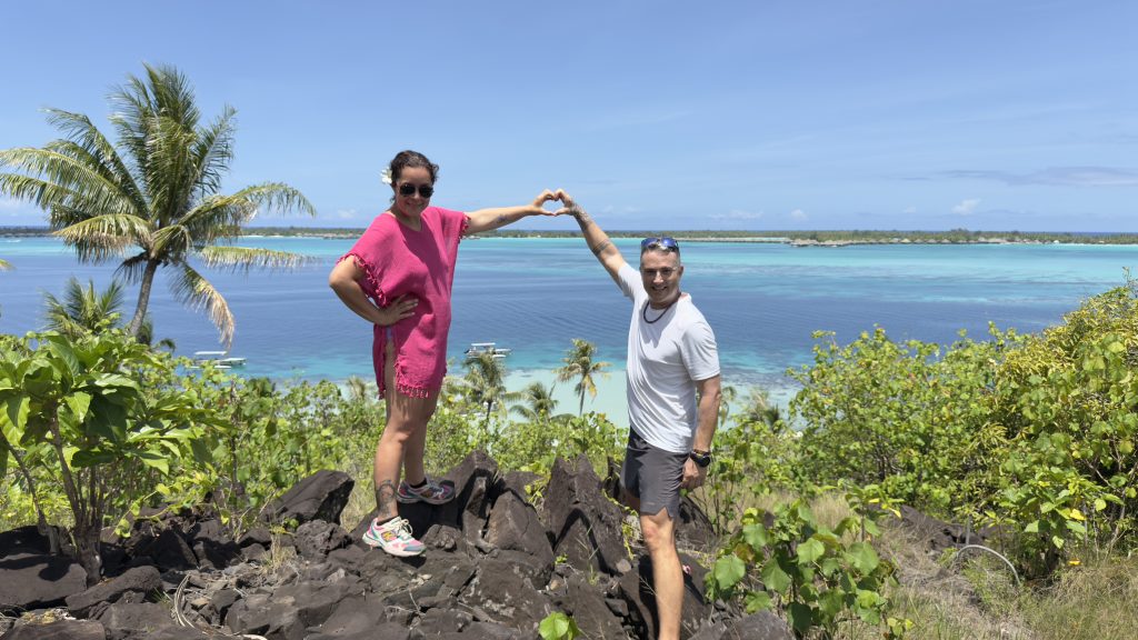 Laguna de Bora Bora en Polinesia Francesa